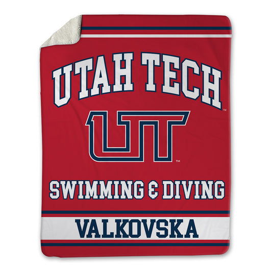 Utah Tech - NCAA Women's Swimming & Diving : Marta Valkovska - Blanket-0