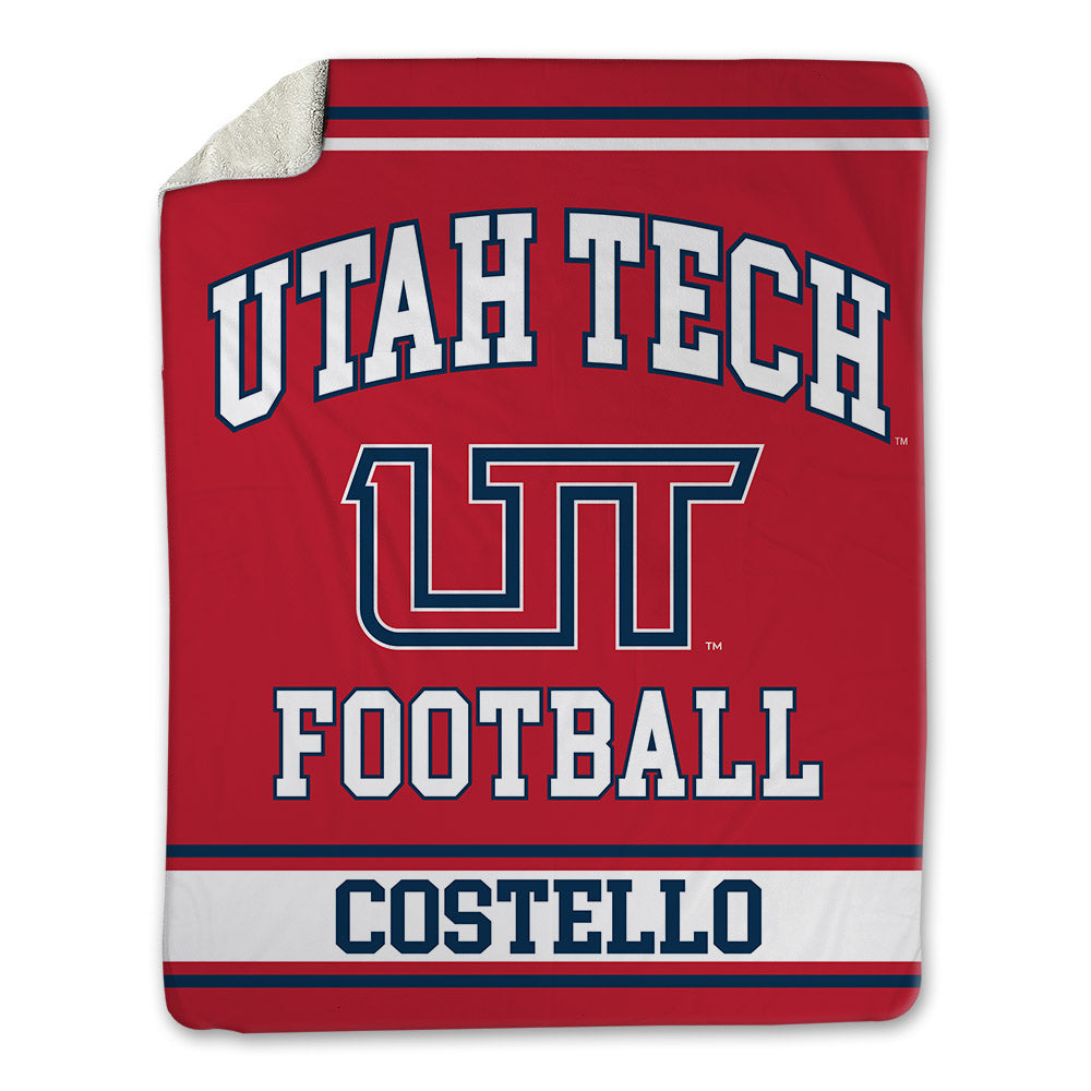 Utah Tech - NCAA Football : Devin Costello - Blanket-0