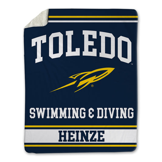 Toledo - NCAA Women's Swimming & Diving : Delaney Heinze - Blanket-0