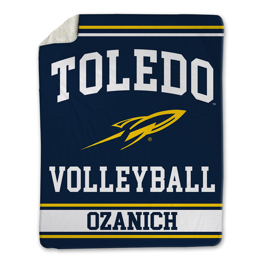 Toledo - NCAA Women's Volleyball : Kayla Ozanich - Blanket-0