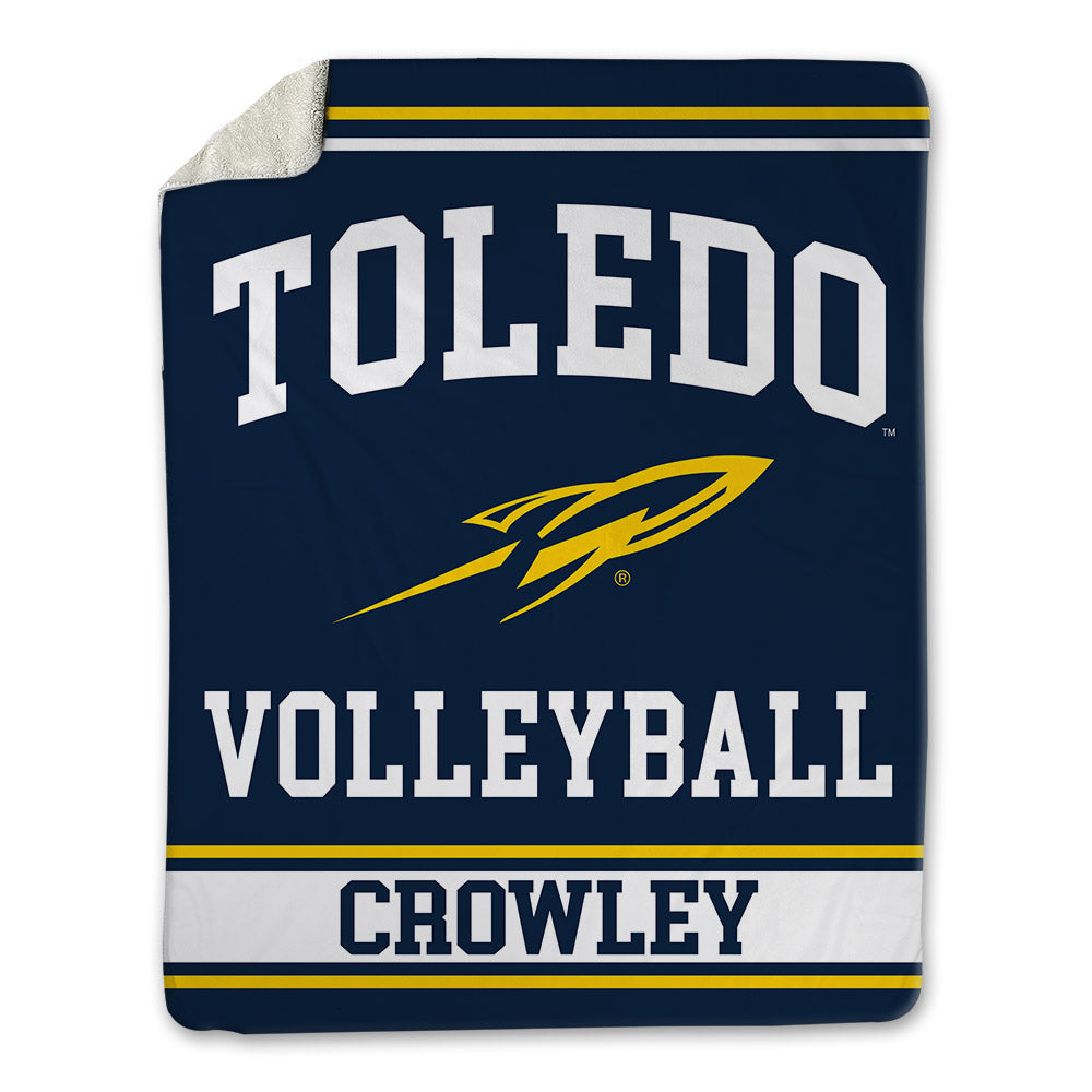 Toledo - NCAA Women's Volleyball : Sydney Crowley - Blanket-0