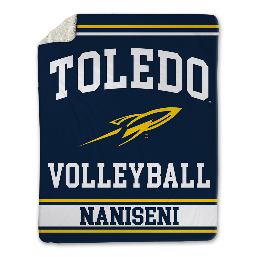 Toledo - NCAA Women's Volleyball : Brooke Naniseni - Blanket-0
