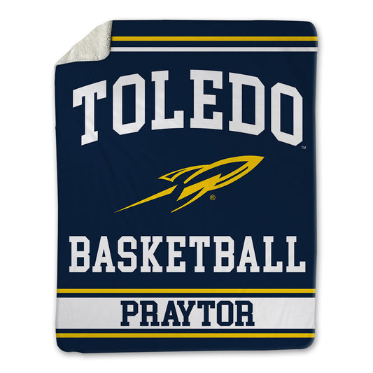 Toledo - NCAA Men's Basketball : London Praytor - Blanket-0