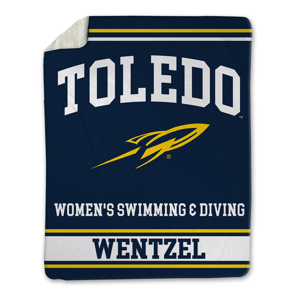 Toledo - NCAA Women's Swimming & Diving : Hannah Wentzel - Blanket-0