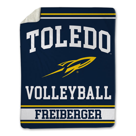 Toledo - NCAA Women's Volleyball : Grace Freiberger - Blanket-0