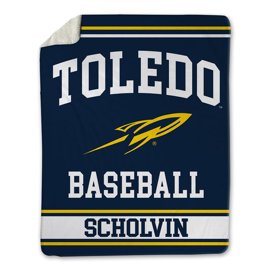 Toledo - NCAA Baseball : Charlie Scholvin - Blanket-0