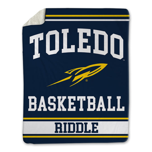 Toledo - NCAA Men's Basketball : Chris Riddle - Blanket-0