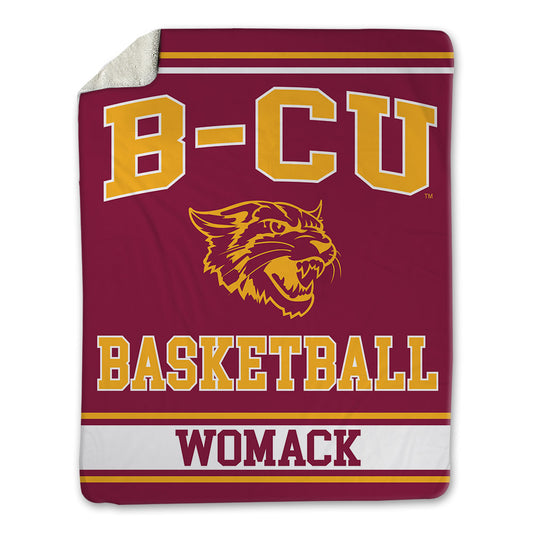 Bethune - NCAA Men's Basketball : Simeon Womack - Blanket-0