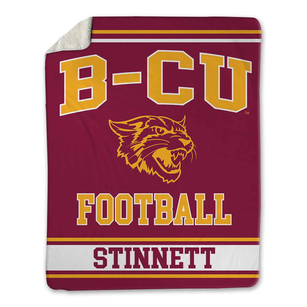 Bethune - NCAA Football : Malik Stinnett - Blanket-0