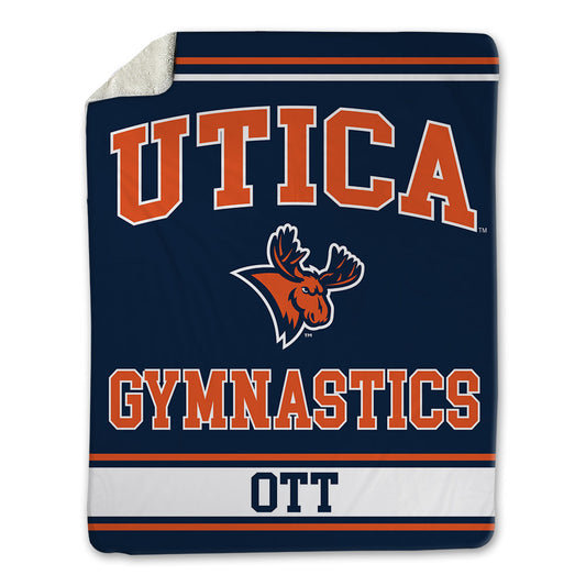 Utica - NCAA Women's Gymnastics : Ellie Ott - Blanket-0