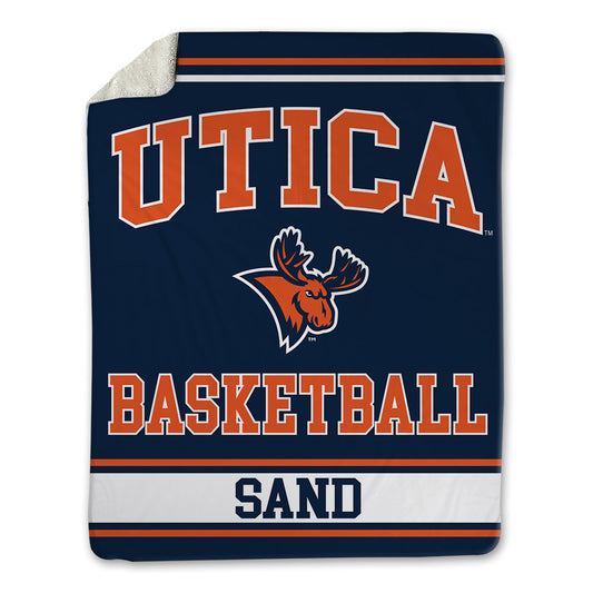 Utica - NCAA Men's Basketball : Joshua Sand - Blanket-0