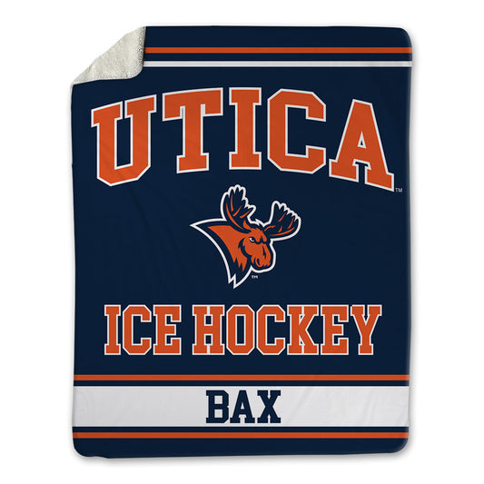 Utica - NCAA Men's Ice Hockey : Anthony Bax - Blanket-0