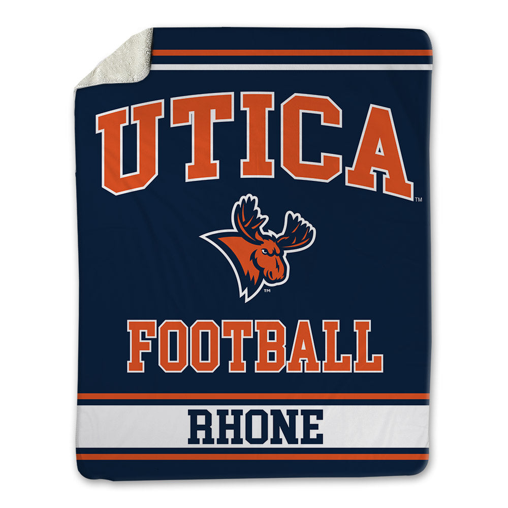 Utica - NCAA Football : Christian Rhone - Blanket-0