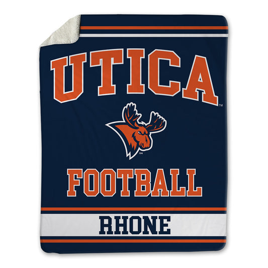 Utica - NCAA Football : Christian Rhone - Blanket-0