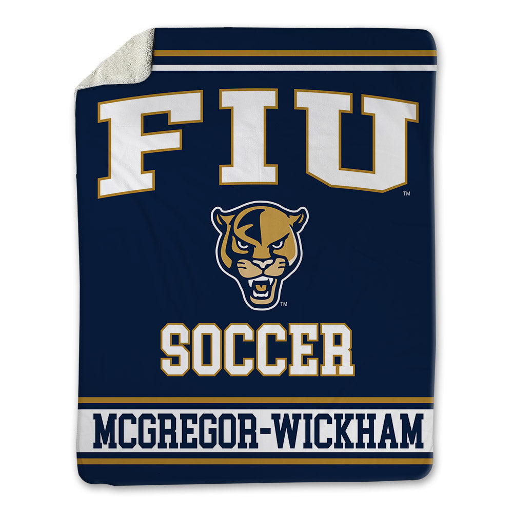 FIU - NCAA Men's Soccer : Damian McGregor-Wickham - Blanket-0