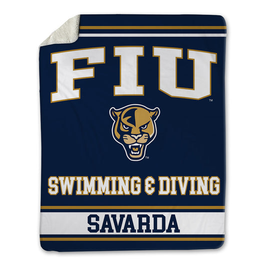 FIU - NCAA Women's Swimming & Diving : Sianna Savarda - Blanket-0