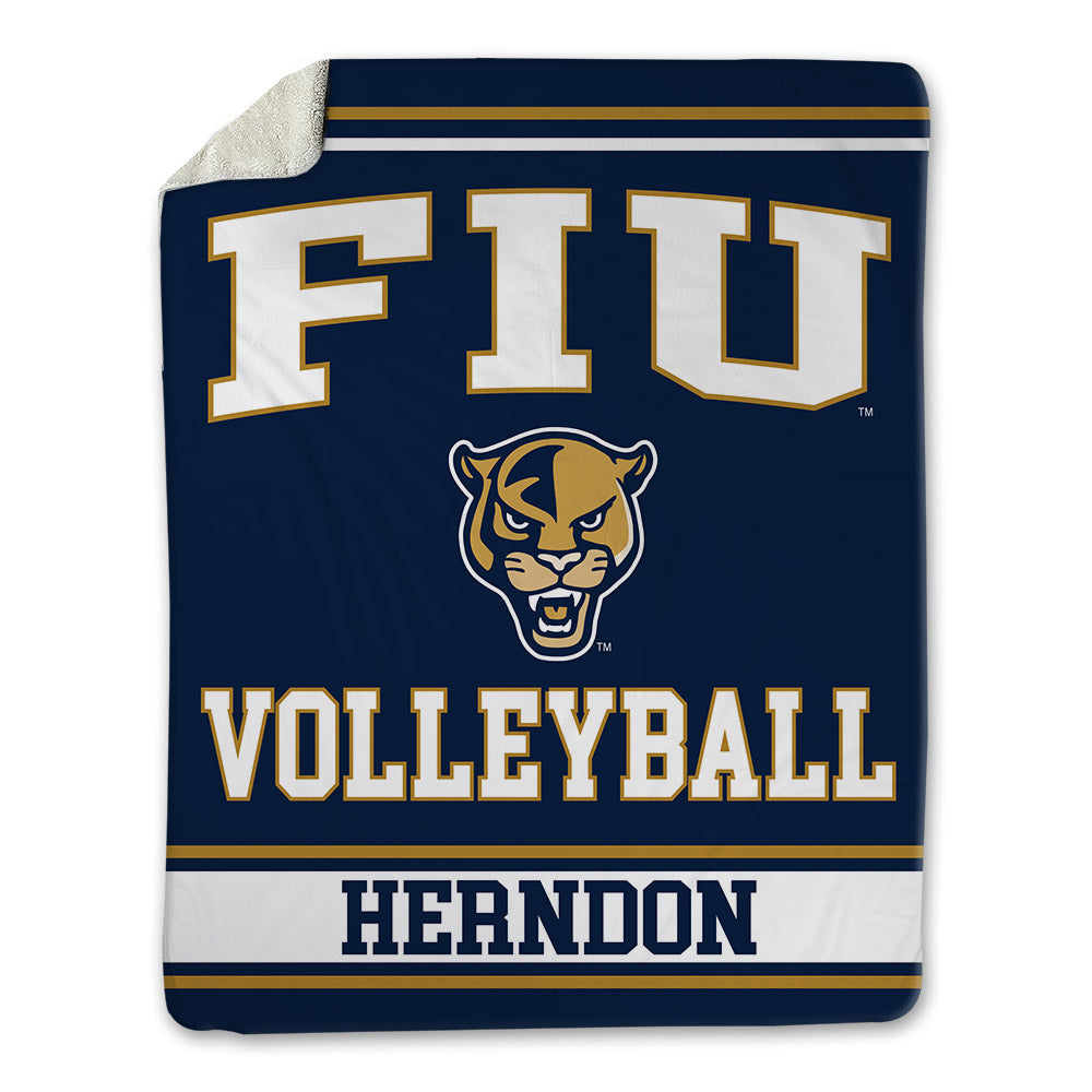 FIU - NCAA Women's Volleyball : Haley Herndon - Blanket-0