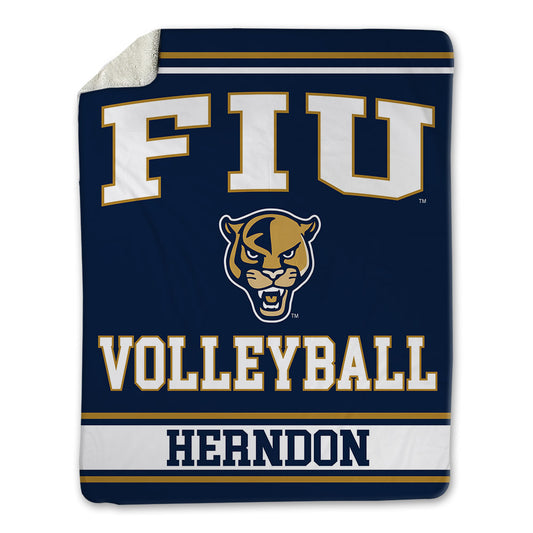 FIU - NCAA Women's Volleyball : Haley Herndon - Blanket-0