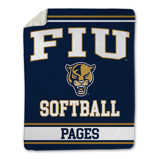 FIU - NCAA Softball : Charli Pages - Blanket-0