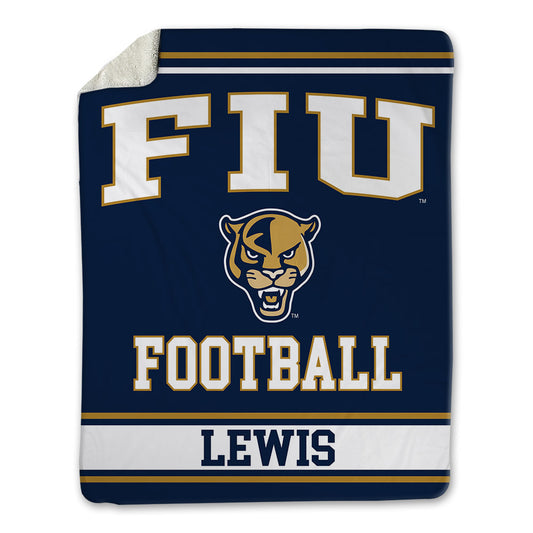 FIU - NCAA Football : Juju Lewis - Blanket-0