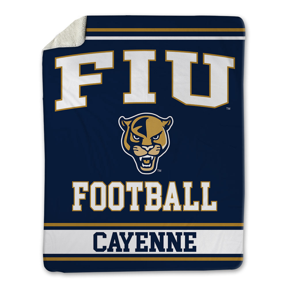 FIU - NCAA Football : Justin Cayenne - Blanket-0