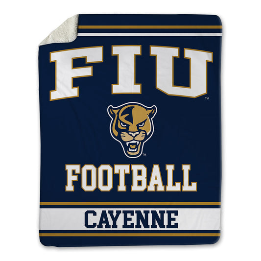 FIU - NCAA Football : Justin Cayenne - Blanket-0