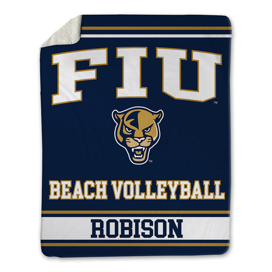 FIU - NCAA Beach Volleyball : Nicole Robison - Blanket-0