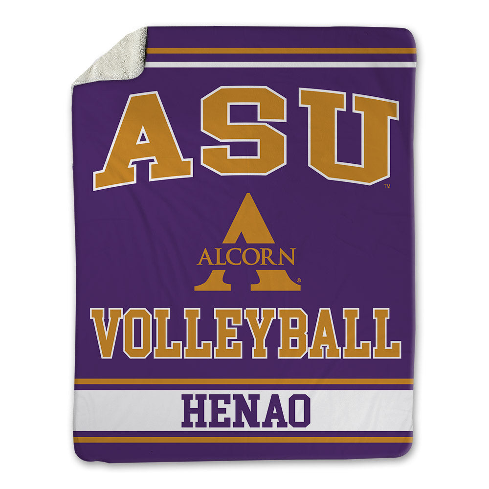 Alcorn - NCAA Women's Volleyball : Juliana Henao - Blanket-0