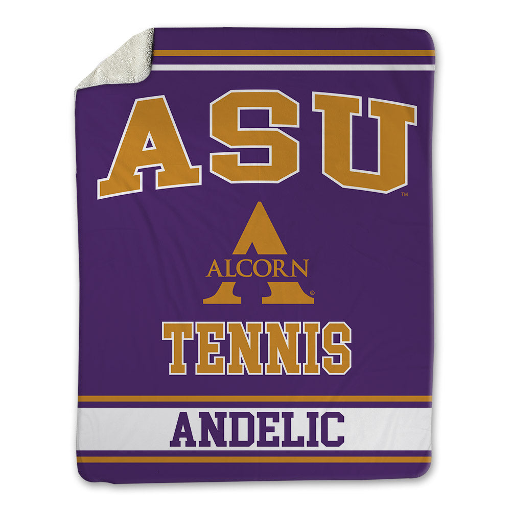 Alcorn - NCAA Women's Tennis : Matea Andelic - Blanket-0