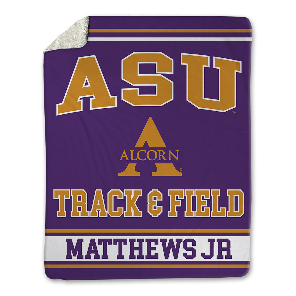 Alcorn - NCAA Men's Track & Field : Kendrick Matthews Jr - Blanket-0
