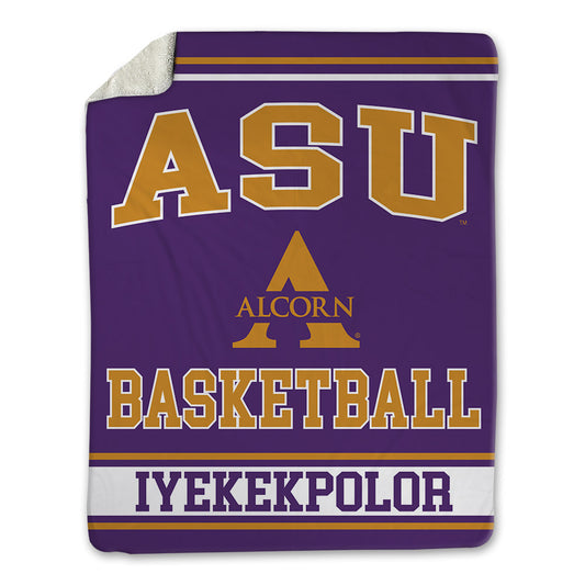 Alcorn - NCAA Women's Basketball : Arene Iyekekpolor - Blanket-0