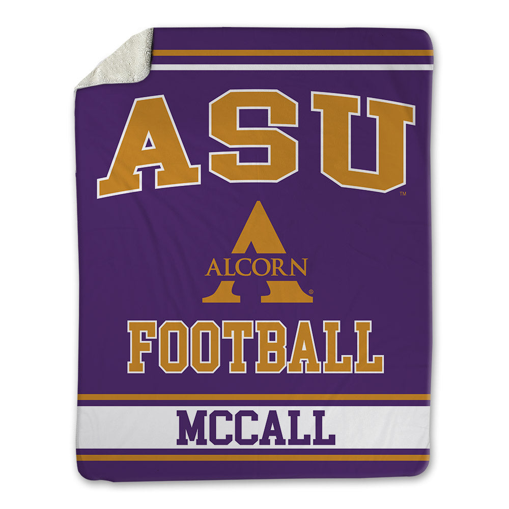 Alcorn - NCAA Football : Bakari McCall - Blanket-0