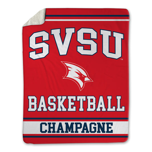 Saginaw Valley - NCAA Men's Basketball : Jake Champagne - Blanket-0