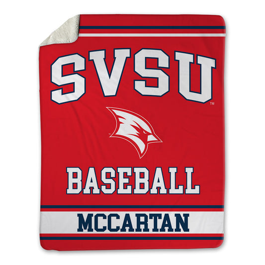 Saginaw Valley - NCAA Baseball : Ryan Mccartan - Blanket-0
