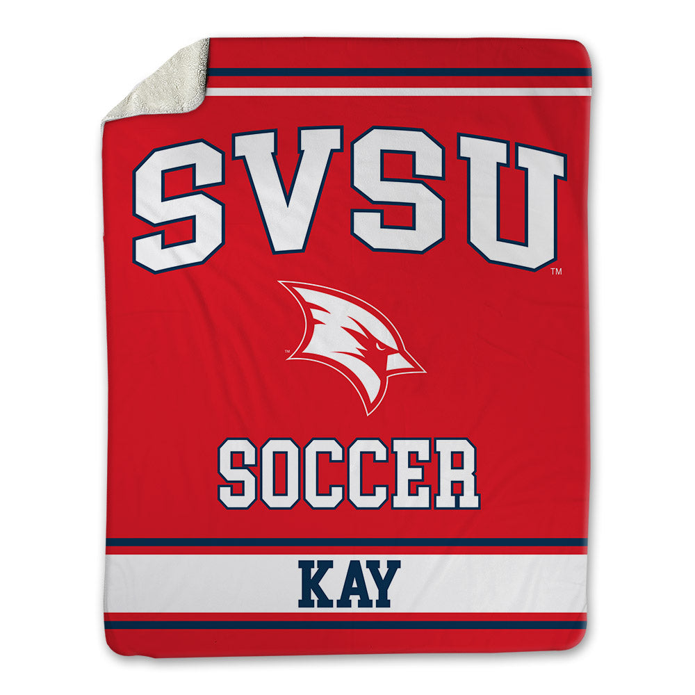 Saginaw Valley - NCAA Men's Soccer : Nick Kay - Blanket-0