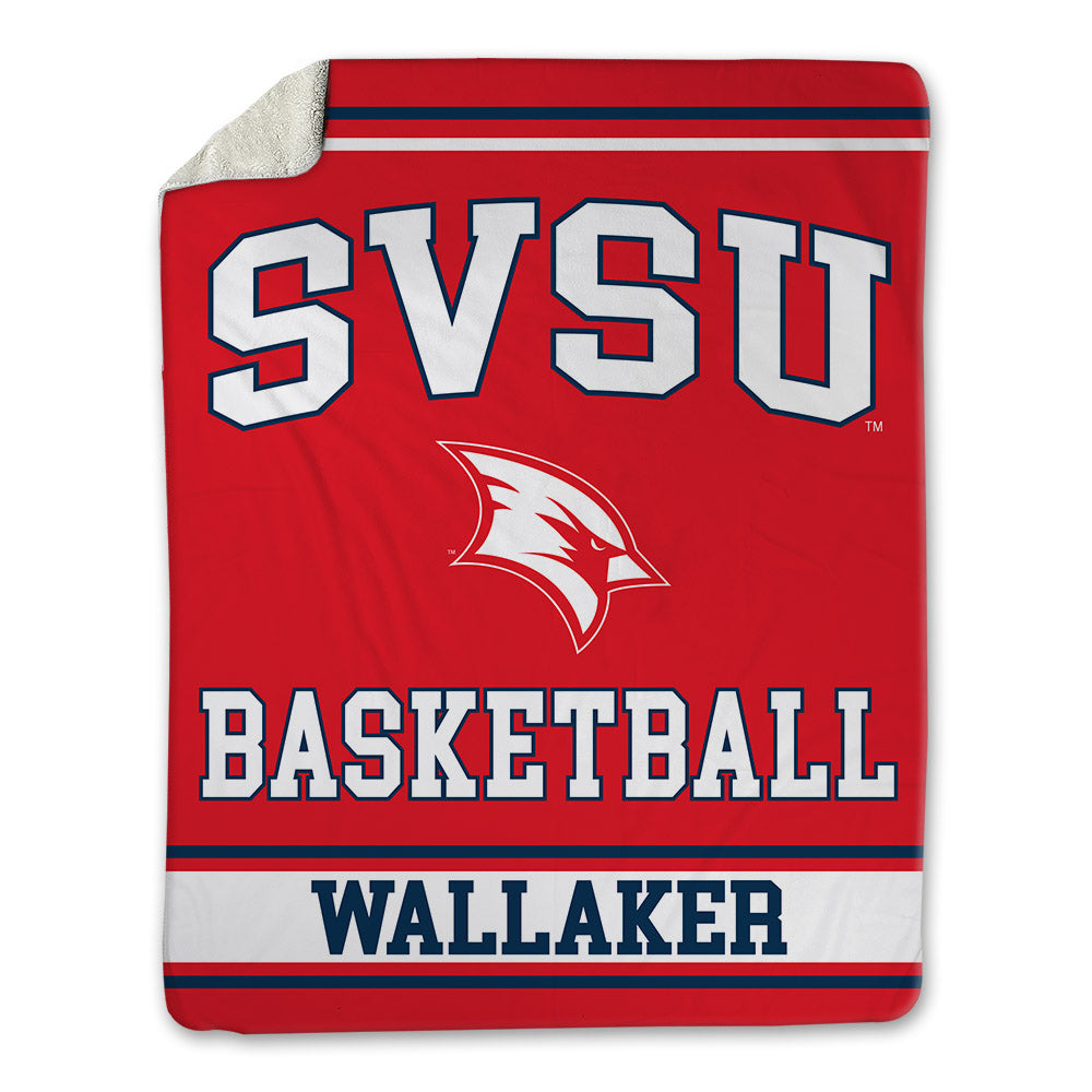 Saginaw Valley - NCAA Men's Basketball : cade wallaker - Blanket-0