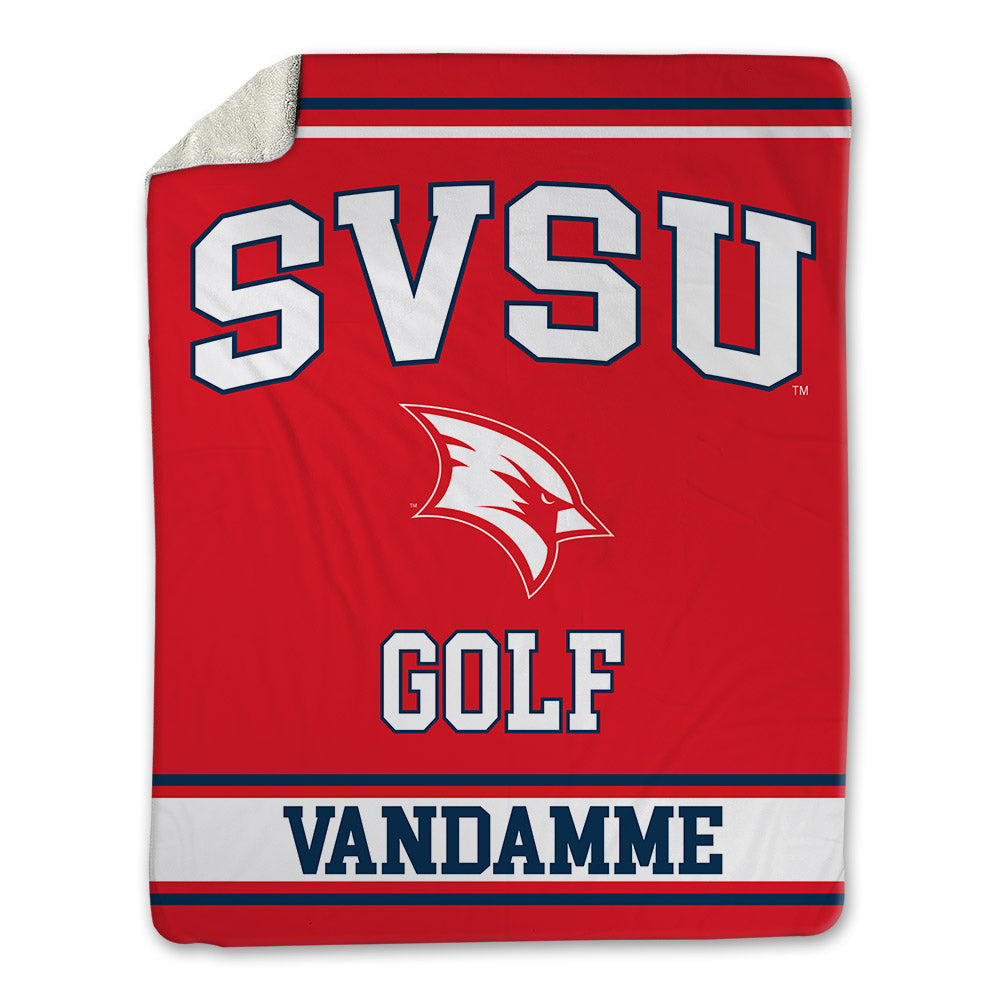 Saginaw Valley - NCAA Men's Golf : Bradly VanDamme - Blanket-0