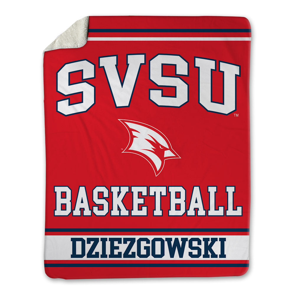 Saginaw Valley - NCAA Women's Basketball : Emma Dziezgowski - Blanket-0