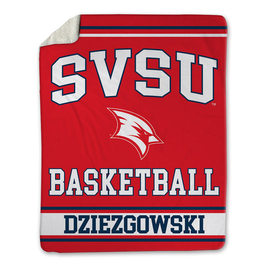 Saginaw Valley - NCAA Women's Basketball : Emma Dziezgowski - Blanket-0