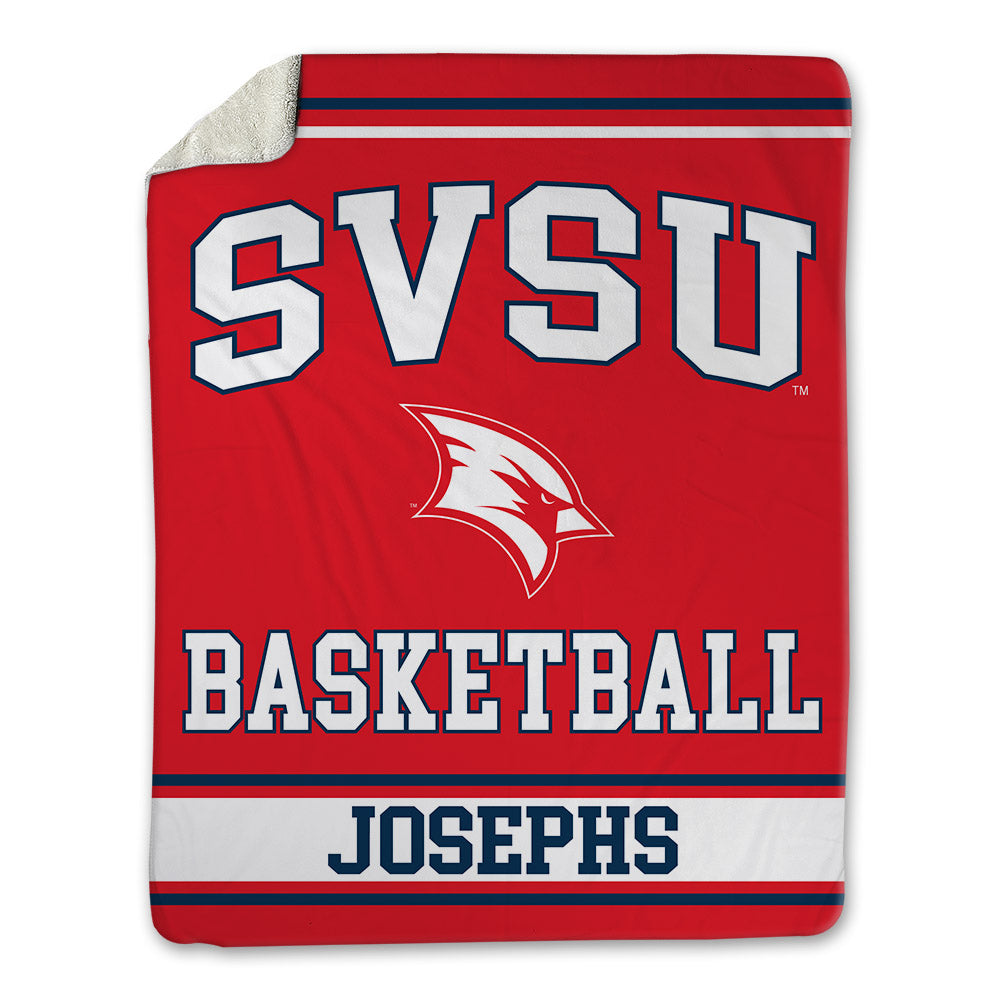 Saginaw Valley - NCAA Men's Basketball : Marquese Josephs - Blanket-0