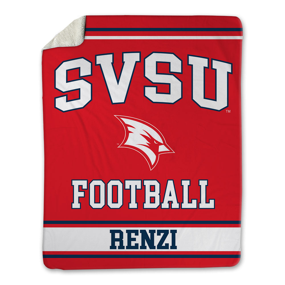 Saginaw Valley - NCAA Football : Michael Renzi - Blanket-0