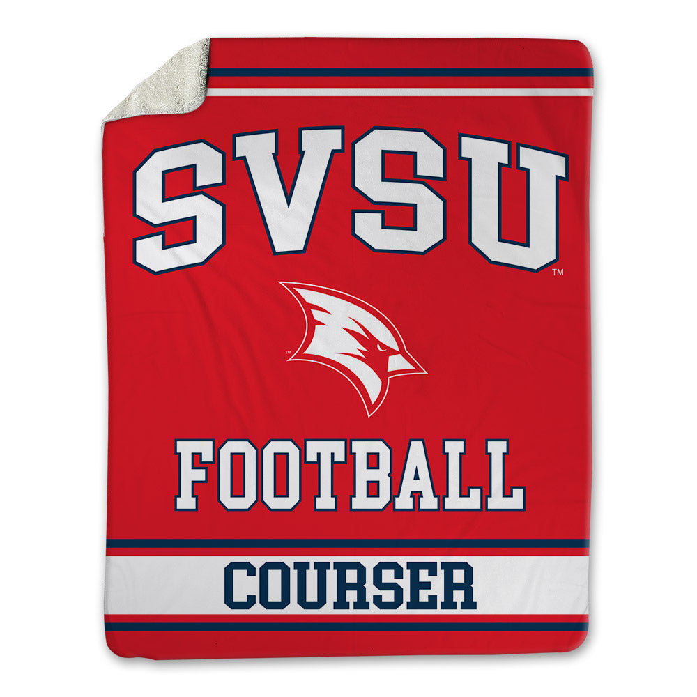 Saginaw Valley - NCAA Football : Brayden Courser - Blanket-0