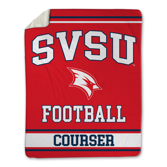 Saginaw Valley - NCAA Football : Brayden Courser - Blanket-0