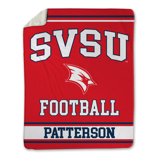 Saginaw Valley - NCAA Football : Nicholas Patterson - Blanket-0