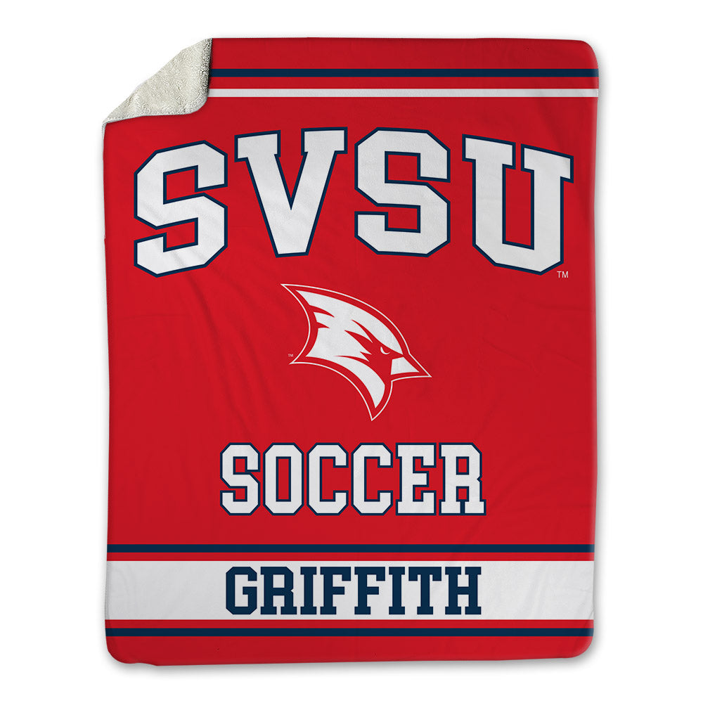 Saginaw Valley - NCAA Men's Soccer : Justin Griffith - Blanket-0