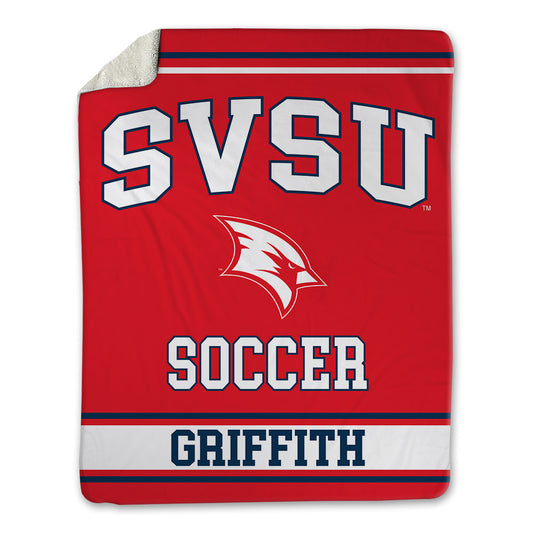 Saginaw Valley - NCAA Men's Soccer : Justin Griffith - Blanket-0