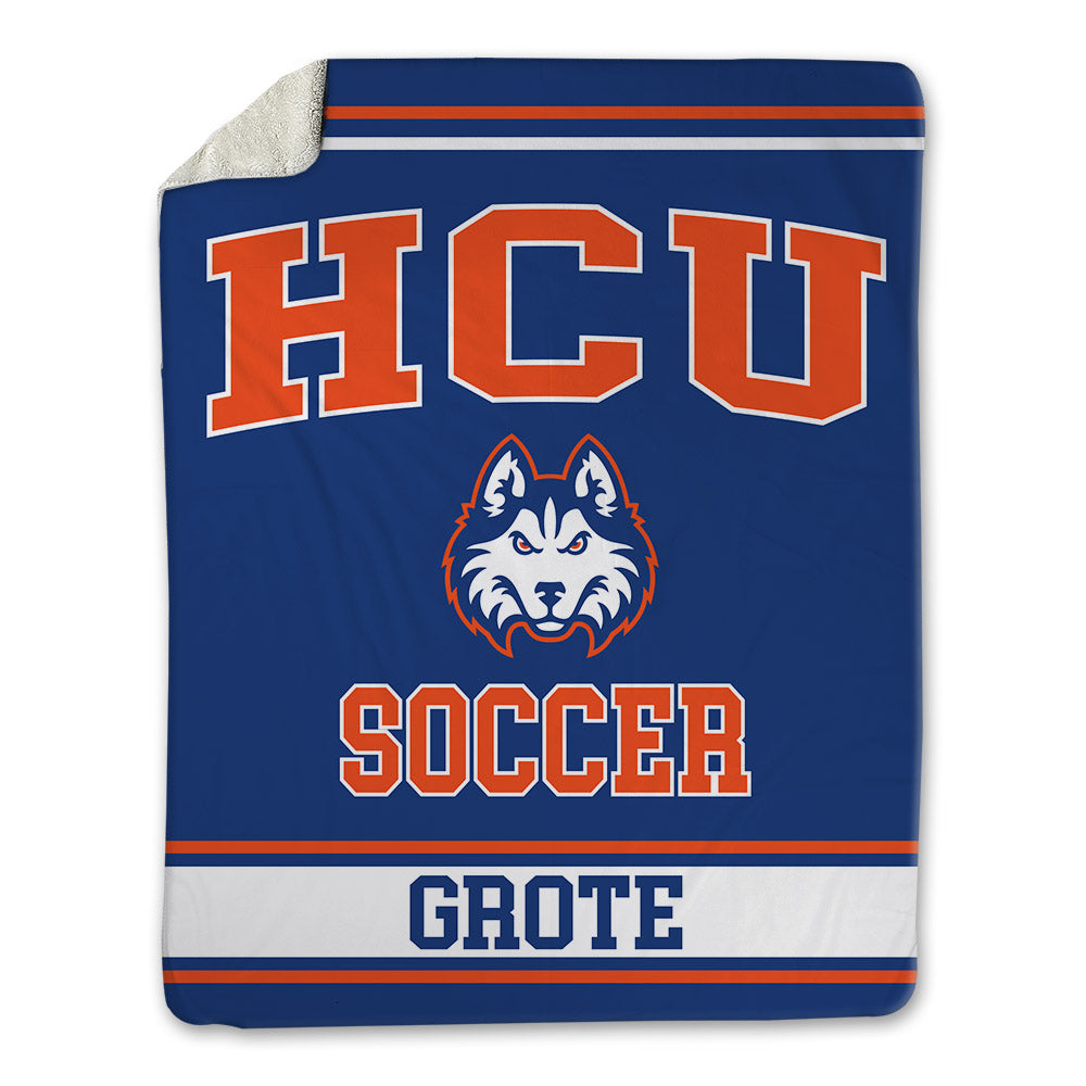 HCU - NCAA Men's Soccer : Chris Grote - Blanket-0