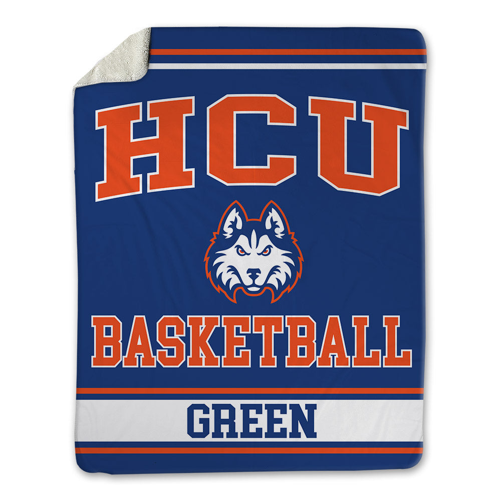 HCU - NCAA Men's Basketball : Kylin Green - Blanket-0