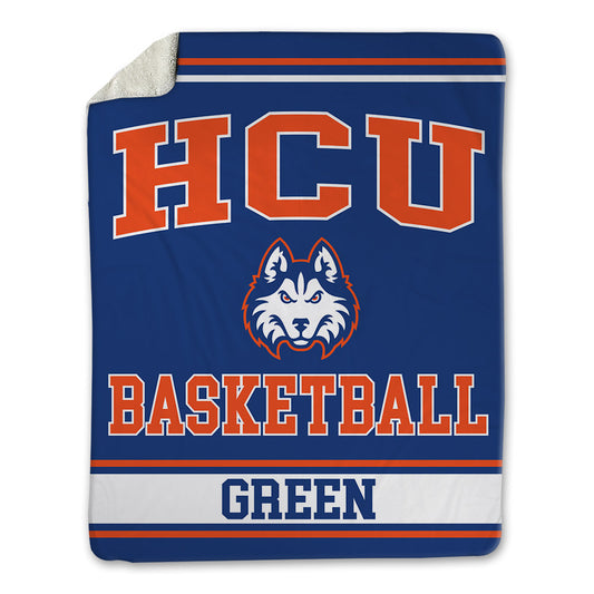 HCU - NCAA Men's Basketball : Kylin Green - Blanket-0
