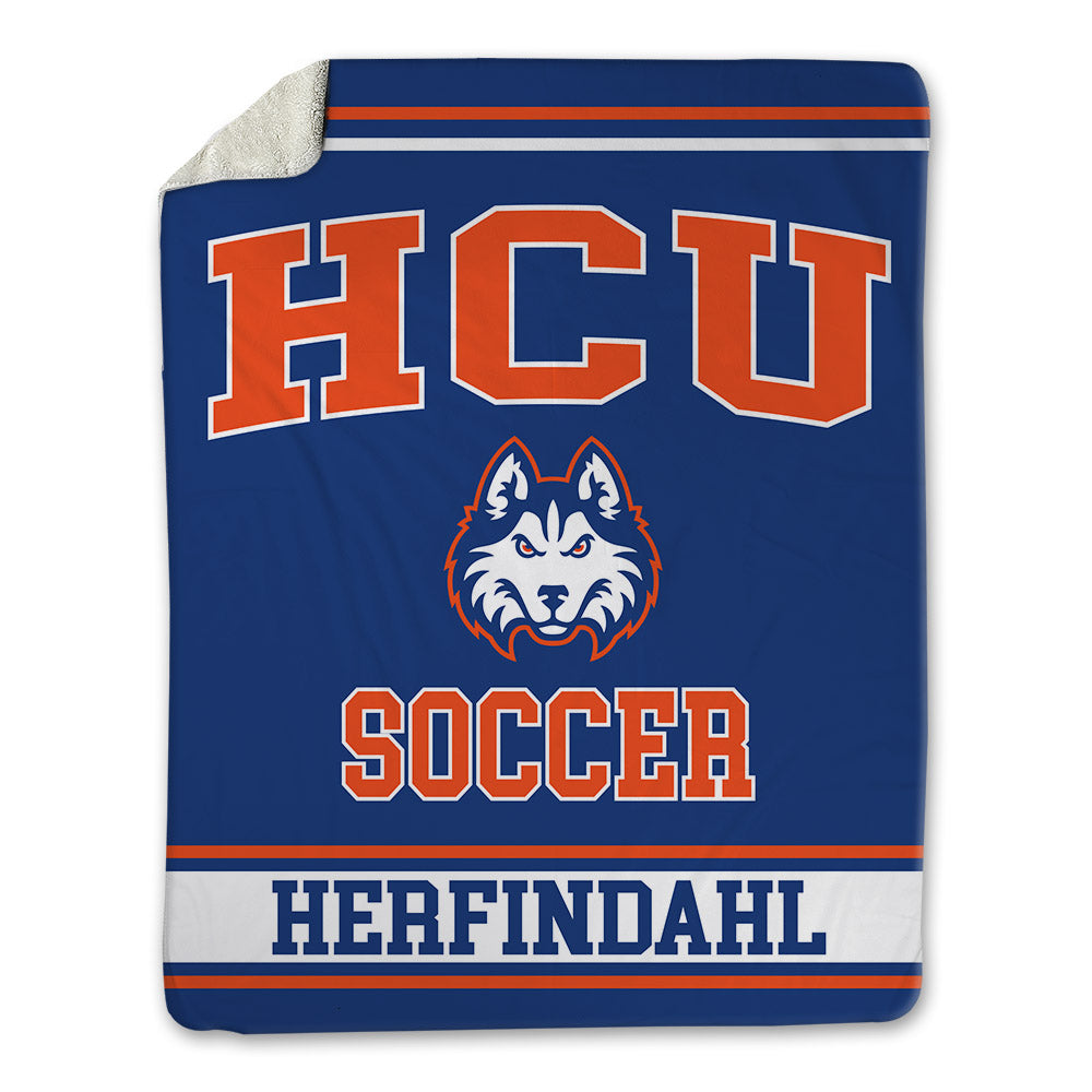HCU - NCAA Women's Soccer : Gabrielle Herfindahl - Blanket-0